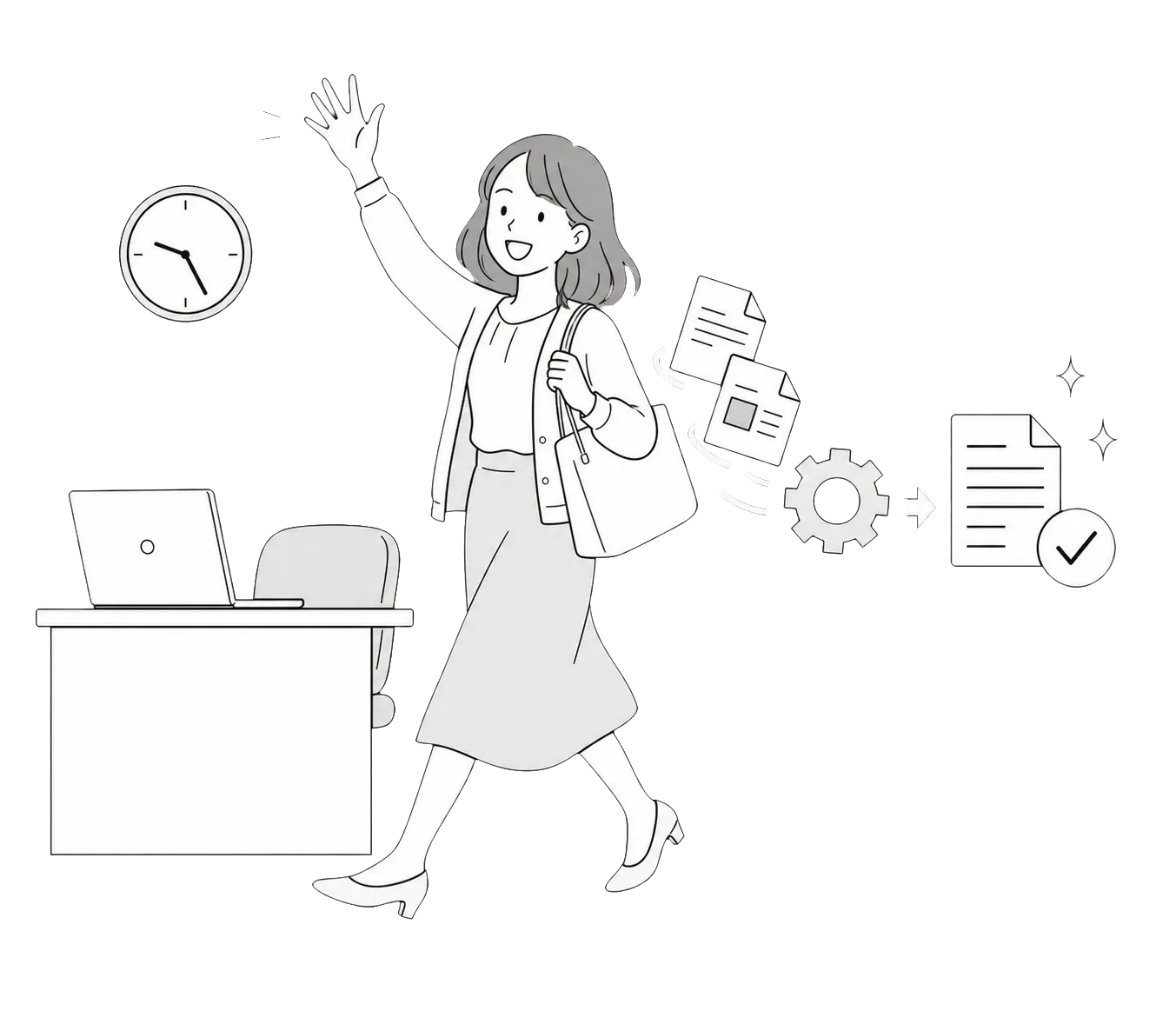 士業のためのブログ更新代行のイメージ