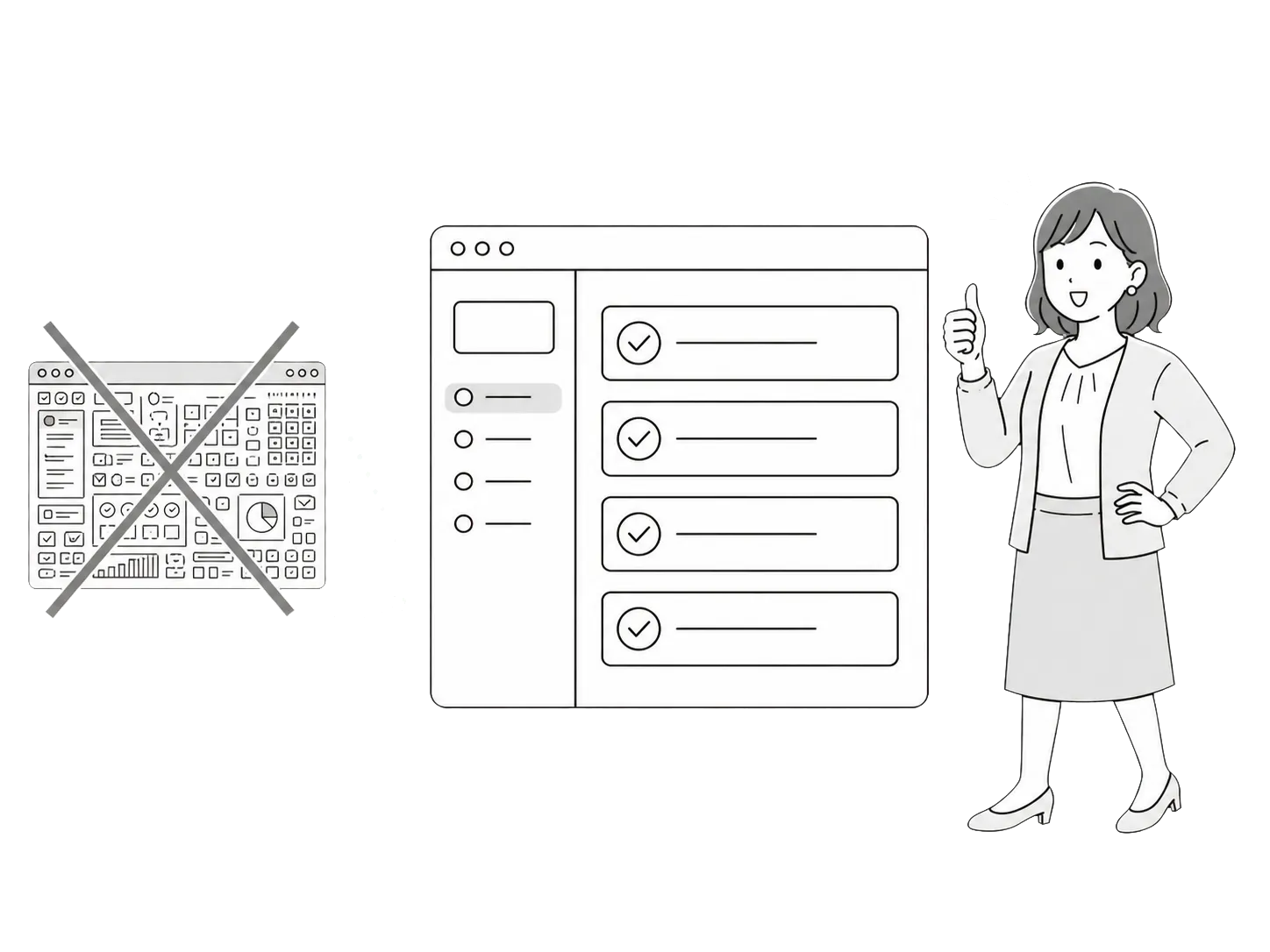 相談導線の記事蓄積の事例イメージ